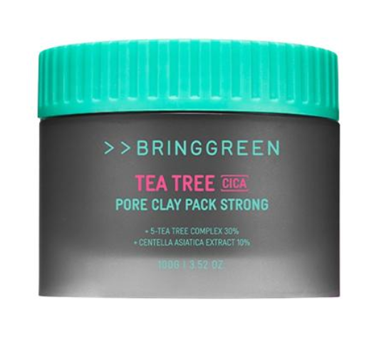 Bring Green Tea Tree Cica Pore Clay Pack Strong • Skincare Coreano Chile | ISEORA