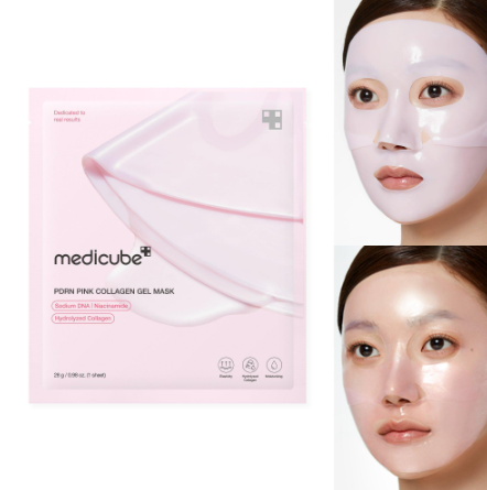 Medicube PDRN Pink Collagen Gel Mask • Mascarilla Coreana Chile | ISEORA