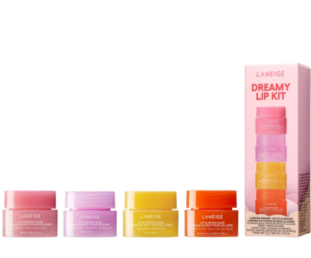 LANEIGE Dreamy Lip Kit Set (4 UNID.) • Tratamiento de Labios Chile | ISEORA