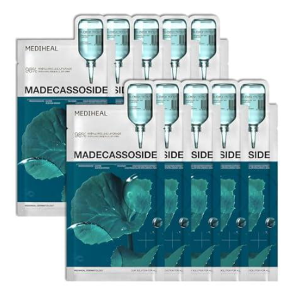 Madecassoside Recovery Mask Pack (10 UNID.) • Mascarillas Coreanas | ISEORA