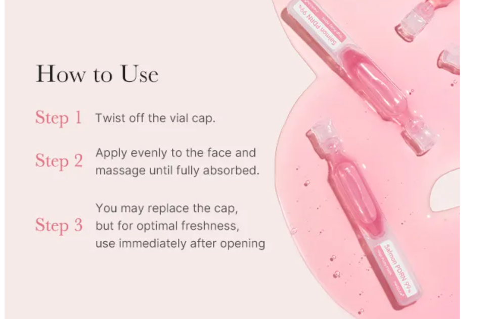 Medicube PDRN Pink One Day Ampoule • Skincare Coreano Chile | ISEORA